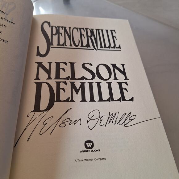 Spencerville by Nelson DeMille (1994, Hardcover) SIGNED - Picture 2 of 6
